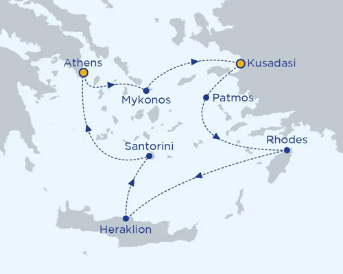 Iconic Aegean Summer - 4 Nights [Athens to Athens]
