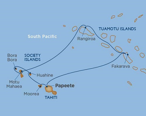 11 Days - Tahiti & the Tuamotu Islands Air + Hotel Package [Papeete to Papeete]
