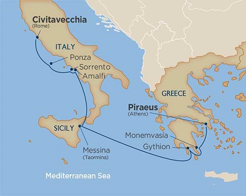 8 Days - Enchanting Greece & the Amalfi Coast [Rome to Athens]