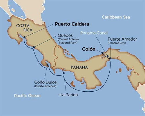 7 Days - Costa Rica & Panama Canal [Colon to Puerto Caldera]