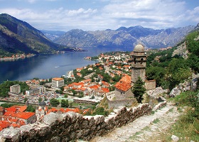 Kotor, Montenegro / Scenic Cruising Bay of Kotor