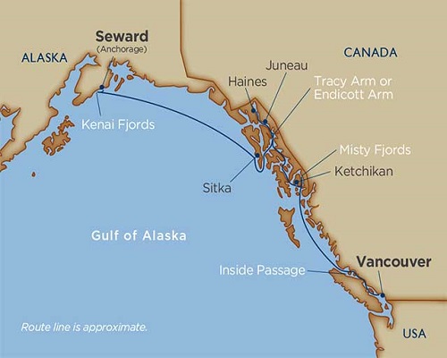 10 Days - Alaskan Splendors [Vancouver to Seward (Anchorage)]