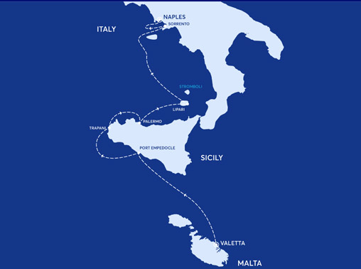 8 Days - MYSTERY CRUISE WITH OUR CEO [Valletta to Naples]
