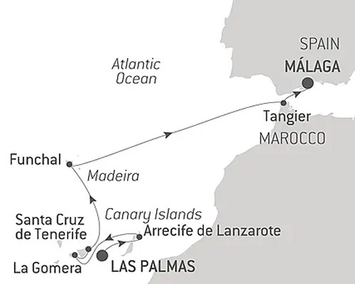 Atlantic Odyssey from the Canary Islands to the Iberian Peninsula