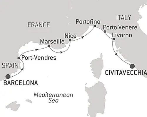 Southern France and the Italian Riviera by Sea
