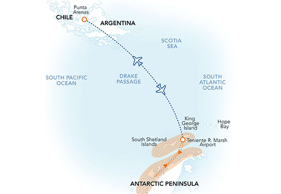 Antarctica: Fly the Drake Passage