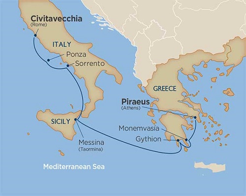 7 Days - Enchanting Greece & the Amalfi Coast [Rome to Athens]