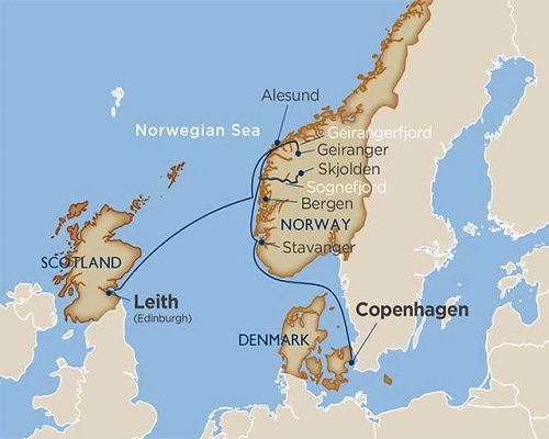 8 Days - Norwayâ€™s Famous Fjords [Edinburgh to Copenhagen]