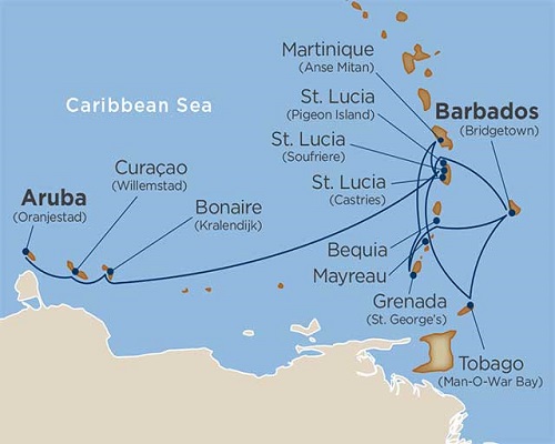 14 Days - Star Collector: Captivating Caribbean [Bridgetown to Oranjestad]