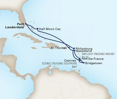11-Day Southern Caribbean Wayfarer