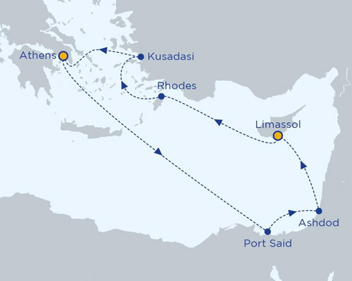 Three Continents Explorer - from Athens - 14 Nights