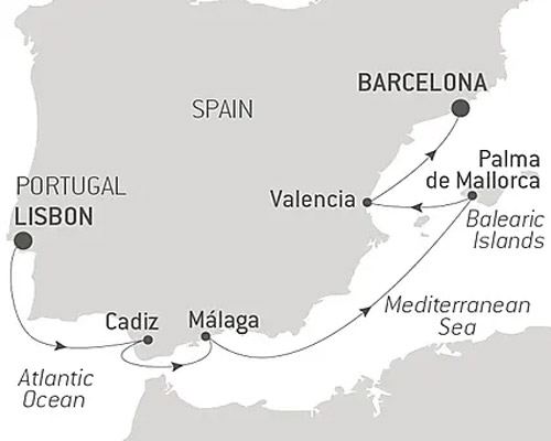 Cruising Southern Spain and Portugal-with Smithsonian Journeys