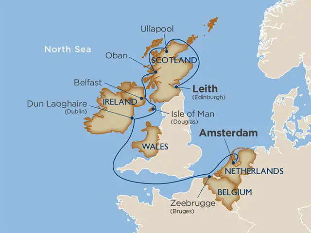 11 Days - The Emerald Isle & Scottish Highlands [Amsterdam To Edinburgh]