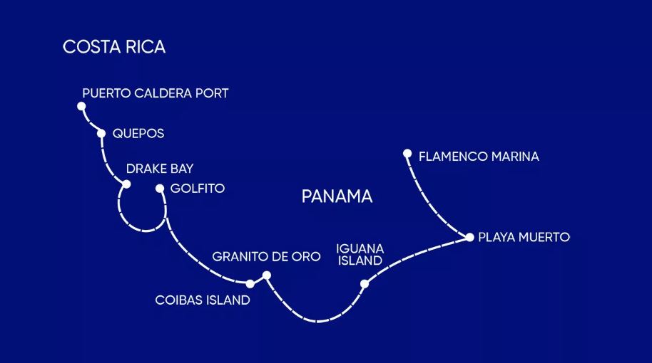8 Days - Crossing The Panama Canal - Panama To Costa Rica [Panama to Costa Rica]