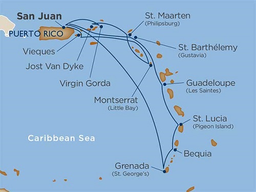 14 days - Star Collector: Lovely Leewards [San Juan to San Juan]