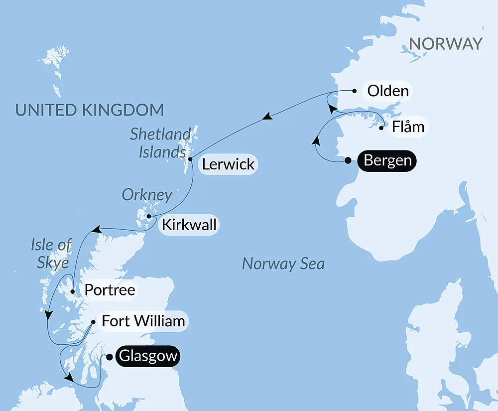 Scottish Isles and Norwegian Fjords Voyage - with Smithsonian Journeys