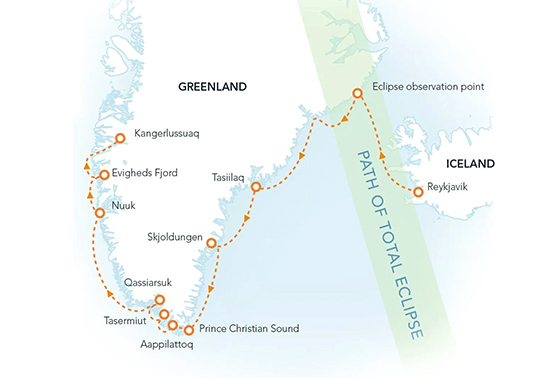 Total Eclipse and Greenland