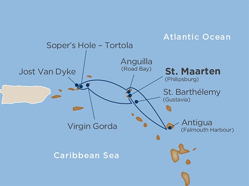 6 Days - Beach Fun & Sun: A Remote Caribbean Getaway [Philipsburg, St. Maarten to Philips]