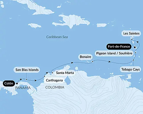 Panama, Colombia & Caribbean Islands