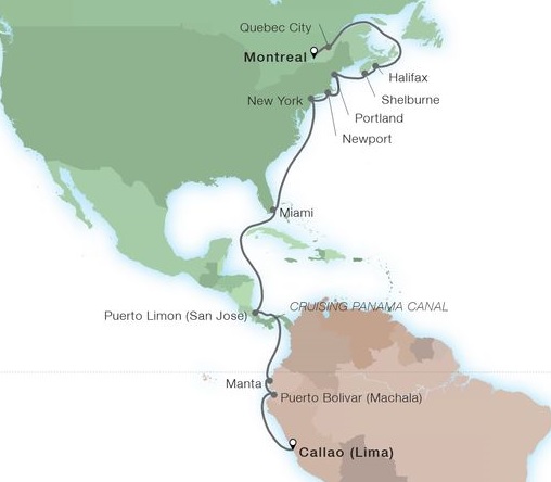 25-Day Route Between The Seas