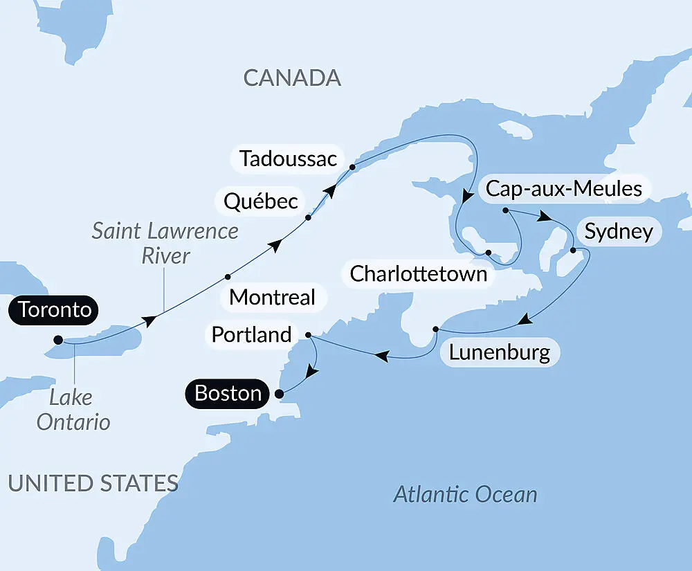 Fall Foliage on the St. Lawrence: Quebec to the Canadian Maritimes