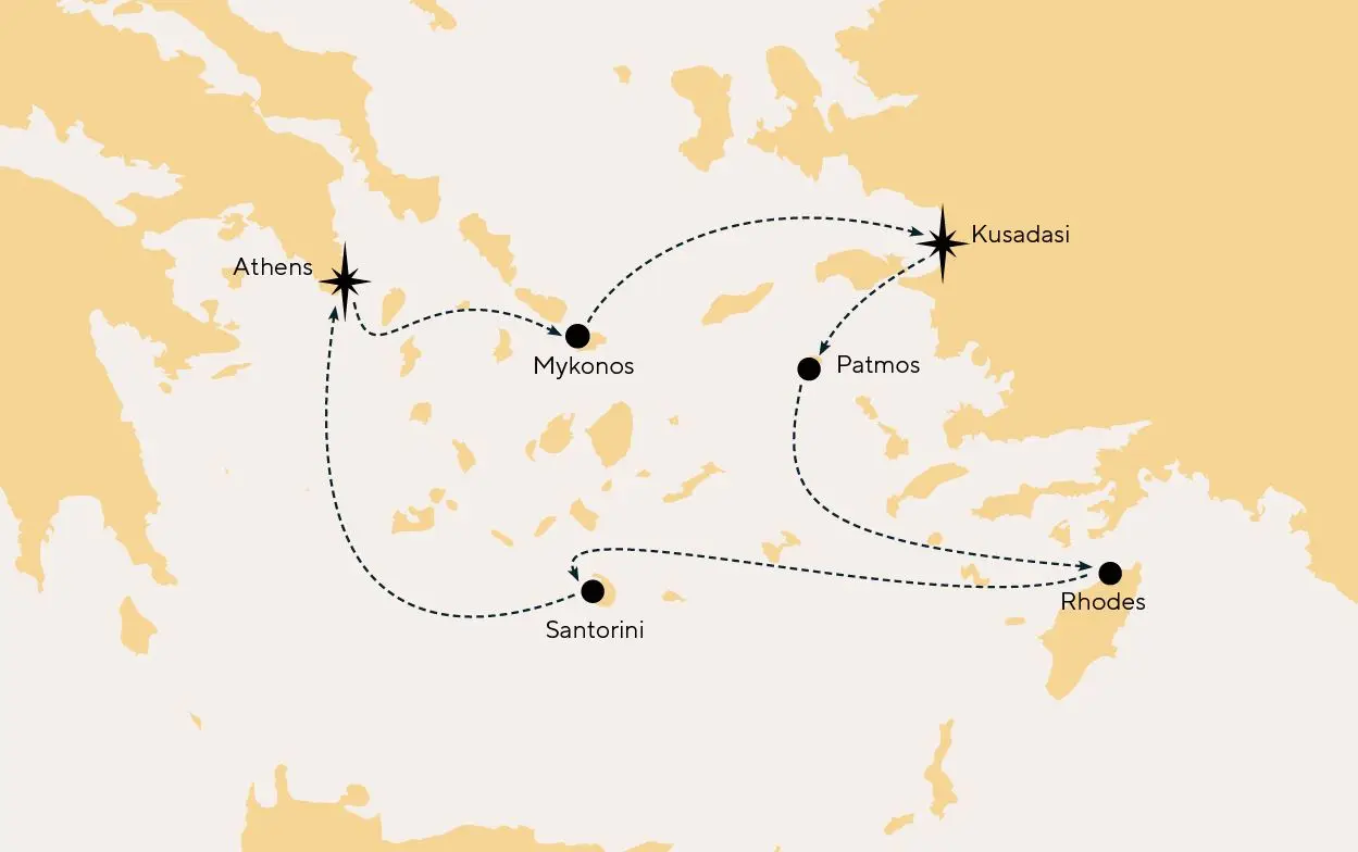 Iconic Greek Islands - 4 Nights (Mar & Nov)