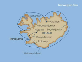 10 Days - Comprehensive Iceland Cruise Tour [Reykjavik to Reykjavik]