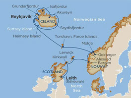 18 Days - Star Collector: Endless Days of the North Sea & Iceland [Edinburgh to Reykjavik]