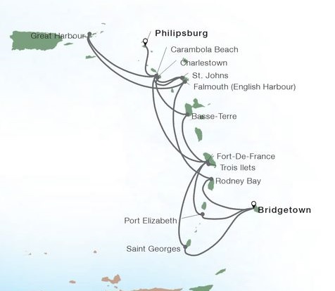 14-Day Caribbean Island Harbors