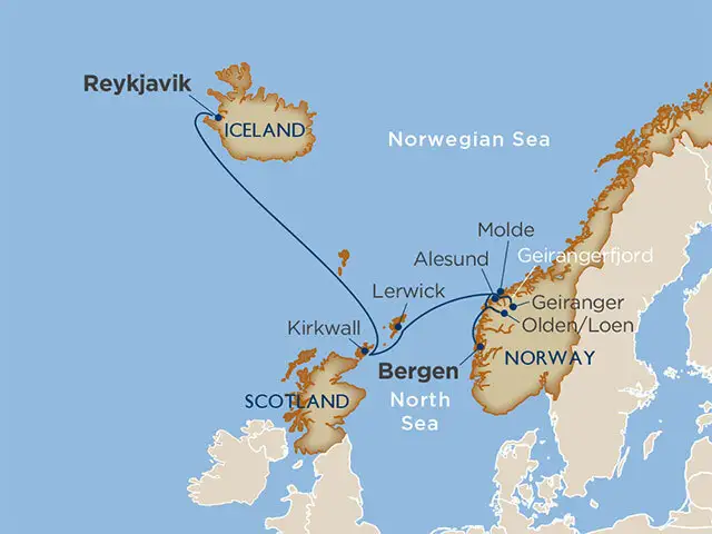 9 Days - Lands of the Vikings [Bergen to Reykjavik]