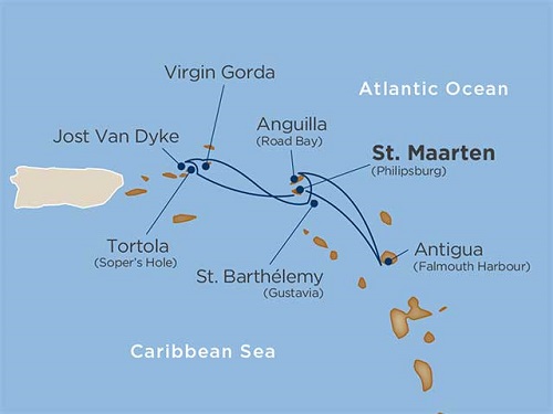 7 days - Yachtsman's Caribbean [St. Maarten to St. Maarten]