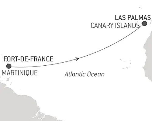Ocean Voyage : Fort de France - Las Palmas