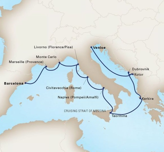 12-Day Mediterranean Tapestry Itinerary