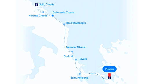 8 Days - Athens to Split: Ionian Dreams to Dalmatian Gems