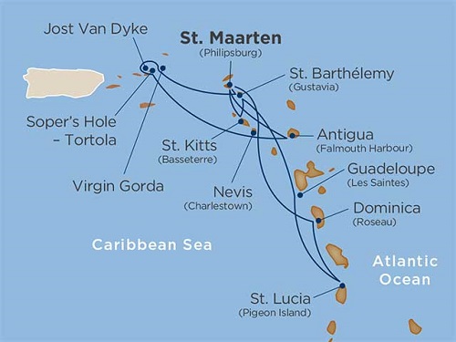 14 Days - Star Collector: Lovely Leewards [St. Maarten to St. Maarten]