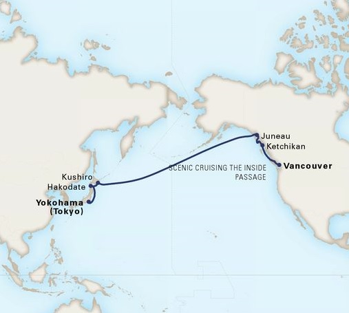 14-Day North Pacific Crossing