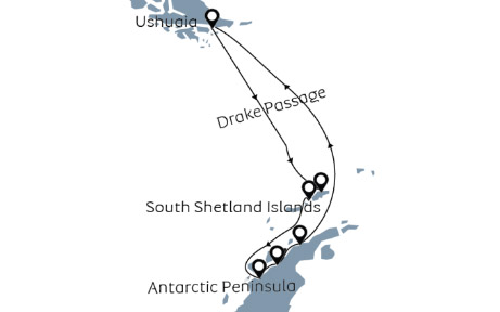 South Shetland Islands and Antarctic Peninsula