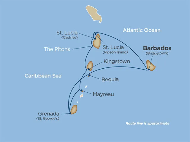 8 days - Jewels of the Windward Islands [Bridgetown to Bridgetown]