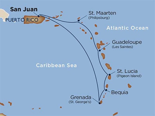 7 days - Windward Islands Surf & Sunsets [San Juan to San Juan]