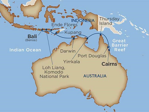 16 Days - Australia & Indonesia Encounter [Benoa to Cairns]