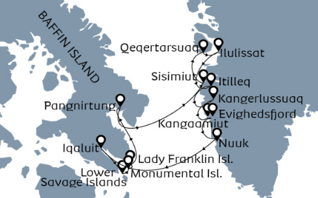 Greenland and baffin island sales