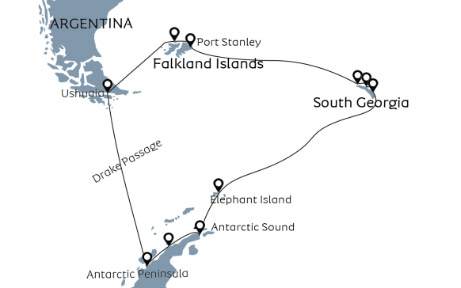 Antarctica, South Georgia & Falkland Islands Antarctica, South Georgia & Falkland Islands