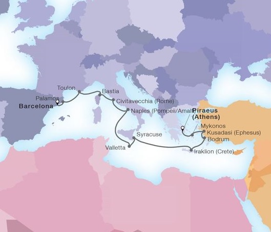 14-Day Mediterranean Mosaic