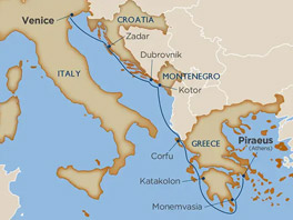 8 Days- James Beard Foundation & Wine Cruise,Adriatic Archipelago[Venice to Athens,Greece]