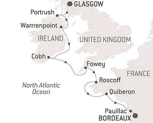 From the Irish Sea to the Bay of Biscay