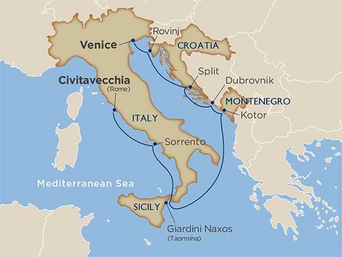 8 days - Classic Italy & Dalmatian Coast [Venice to Rome]