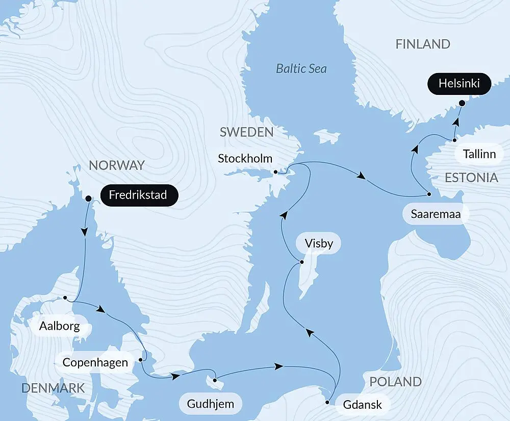 Islands and cities, from the North Sea to the Baltic