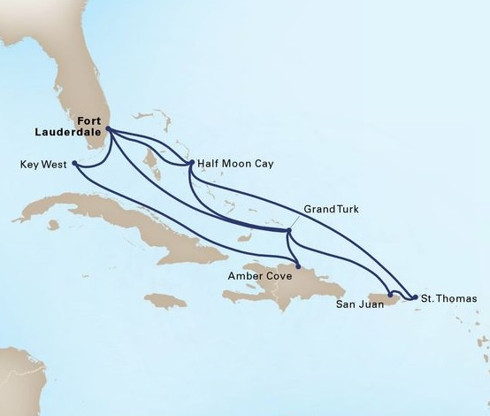 14-Day Tropical / Eastern Caribbean 14-Day Tropical / Eastern Caribbean