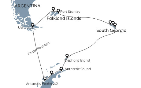 Falkland Islands, South Georgia & Antarctica
