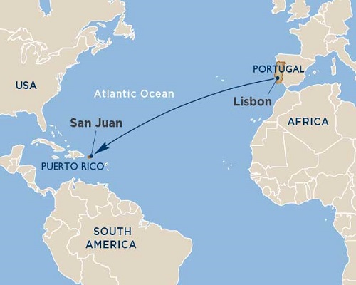 13 Days - Ocean Crossings [Lisbon to San Juan]